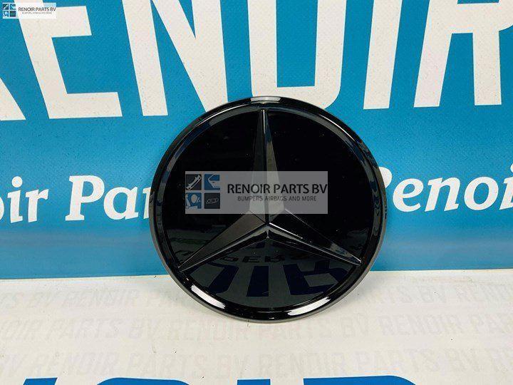W177 STER MERCEDES A Klasse Grill Embleem Zwart W118 W247, Auto-onderdelen, Overige Auto-onderdelen, Gebruikt, 6 maanden garantie