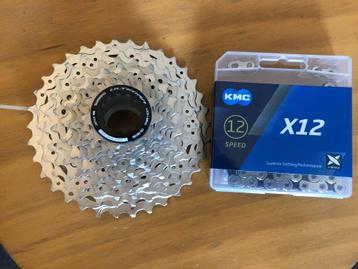 Shimano ultegra R8100 11-34 cassette incl ketting beschikbaar voor biedingen