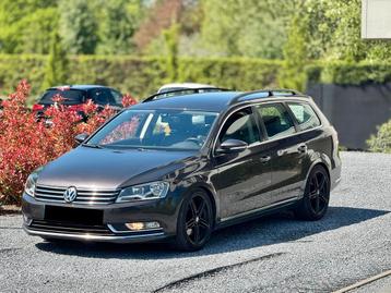 Volkswagen Passat 2.0 TDI 136 pk, Auto's, Euro 5, Bruin, Leder, Bruin