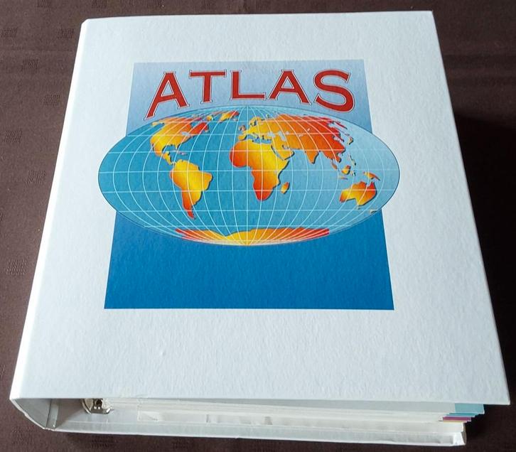 Atlas van de wereld, 90 vellen, atlasedities, Boeken, Atlassen en Landkaarten, Nieuw, Overige typen, Wereld, Ophalen of Verzenden