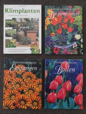 4 boeken over tuinieren, 2 kilo, ze zijn als nieuw, 460 blz beschikbaar voor biedingen