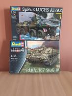 Revell tanks SpPz 2 LUCHS A1/A2 et Sd.Kfz 167 StuG IV, Ophalen of Verzenden, Zo goed als nieuw, Revell