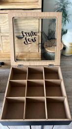 Boite à thé, Moins de 50 cm, Comme neuf, Enlèvement, Bois