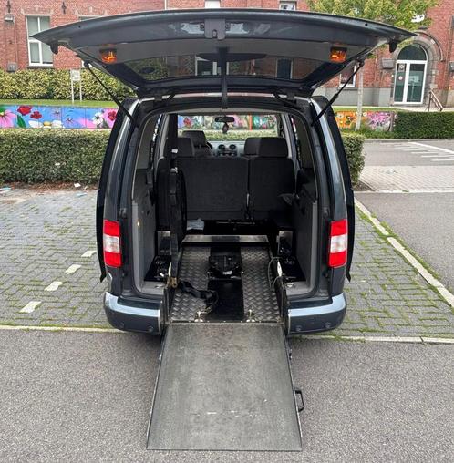VW Caddy Maxi 2.0TDi Rolstoelwagen 5+1 PMR, Auto's, Volkswagen, Particulier, Caddy Maxi, Aangepast voor mindervaliden, ABS, Airbags