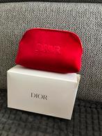 Make-Up tas fluweel dior red pouch 18 x 10 x 5,5 cm in doos, Handtassen en Accessoires, Toilettassen, Ophalen of Verzenden, Nieuw