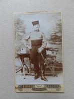 oude foto, atelier E. Geay, Alger, militair, sabel, Antiek en Kunst, Verzenden