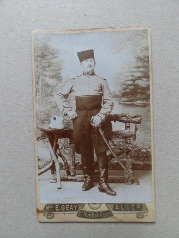 oude foto, atelier E. Geay, Alger, militair, sabel beschikbaar voor biedingen