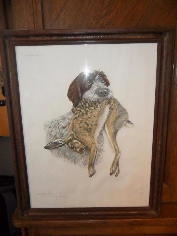 Ets van Léon Danchin, (Lille 1887-Bergues 1938), Antiek en Kunst, Kunst | Etsen en Gravures, Ophalen of Verzenden