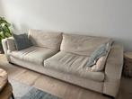 Beige zetel, Ophalen, Gebruikt, Driepersoons, 75 tot 100 cm