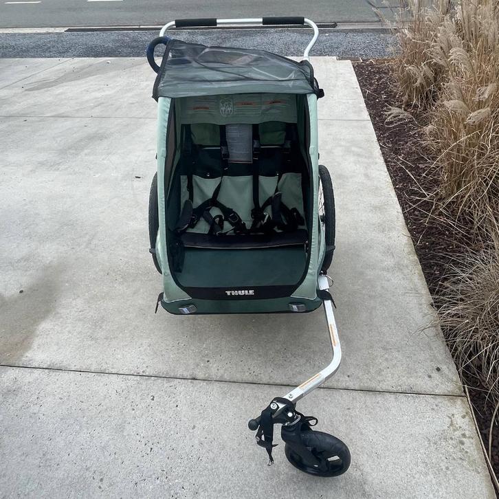 Thule coaster xt, Vélos & Vélomoteurs, Accessoires vélo | Remorques, Utilisé, Remorque pour enfant, 40 à 60 kg, Pliable, Enlèvement