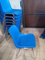 kunststof stoelen, kantinestoelen, Métal, Comme neuf, Enlèvement, Cinq, Six Chaises ou plus