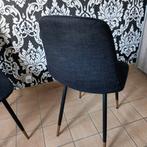 Zwarte eetkamerstoel 6 stuks, Huis en Inrichting, Ophalen, Zwart, Mo, Zo goed als nieuw