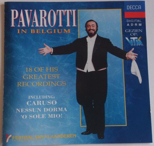 Luciano Pavarotti - Pavarotti In Belgium, CD & DVD, CD | Classique, Opéra ou Opérette, Envoi