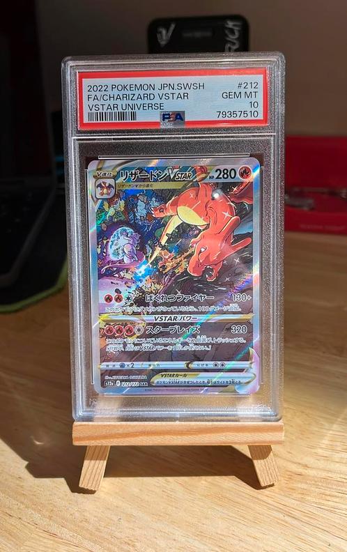 Japanese Charizard Vstar #212 PSA 10 GEM MT, Hobby & Loisirs créatifs, Jeux de cartes à collectionner | Pokémon, Comme neuf, Enlèvement ou Envoi