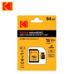 64 GB KODAK SD SDHC Geheugenkaart MicroSD A1 U3 Class 10 V30, Audio, Tv en Foto, Foto | Geheugenkaarten, Nieuw, Ophalen of Verzenden