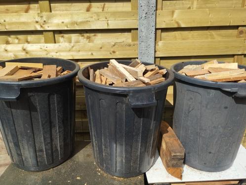 Mix van klein aanmaakhout of knutsel hout., Tuin en Terras, Brandhout, Ophalen