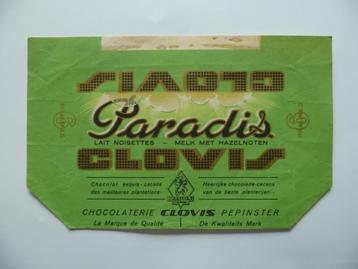 Chocolade omslagen Clovis Pepinster chocolat emballage 