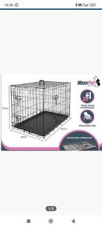 Plooibare Hondenbench 76*48*53 met 2 deuren, Enlèvement, Neuf