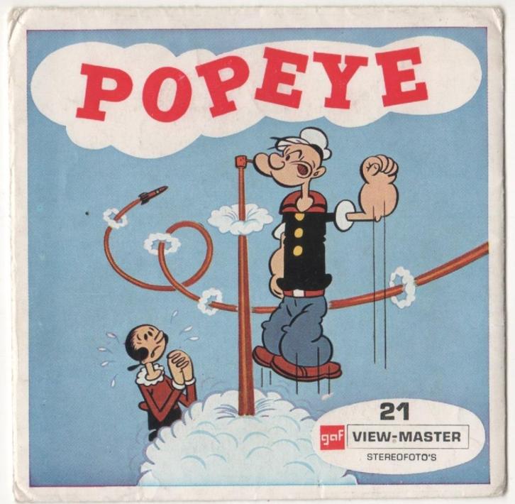 View-master Popeye B 516 NL, Antiek en Kunst, Antiek | Speelgoed, Ophalen of Verzenden