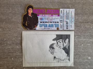 Billet pour Werchter et dessin de Michael Jackson, Enlèvement ou Envoi