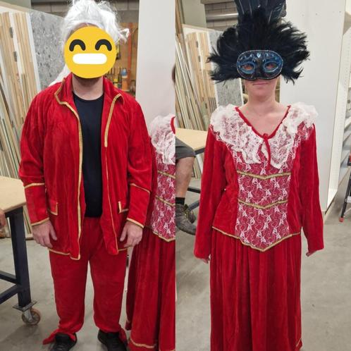 Kostuum thema Markies, Hobby en Vrije tijd, Kostuums, Theaterbenodigdheden en LARP, Gebruikt, Pak of Jurk, Ophalen