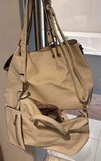 3-delige handtas, beige., Handtassen en Accessoires, Tassen | Reistassen en Weekendtassen, Ophalen, Gebruikt, Beige