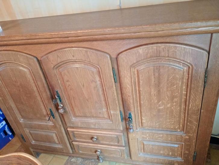 Gratis eikenhouten kast, Huis en Inrichting, Kasten | Kleerkasten, 100 tot 150 cm, 150 tot 200 cm, 50 tot 75 cm, Met lade(s), Met deur(en)