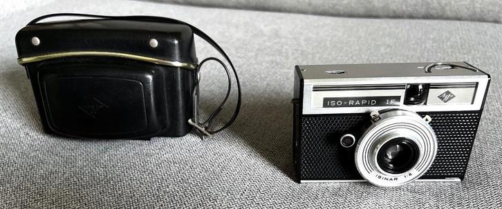 "AGFA" ISO RAPID IF Camera (In Hoesje), Verzamelen, Foto-apparatuur en Filmapparatuur, Fototoestel, 1960 tot 1980, Ophalen of Verzenden