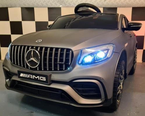 Kinderauto Mercedes GLC - mat grijs - 4 motors - met RC, Kinderen en Baby's, Speelgoed |Speelgoedvoertuigen, Nieuw, Afstandsbediening