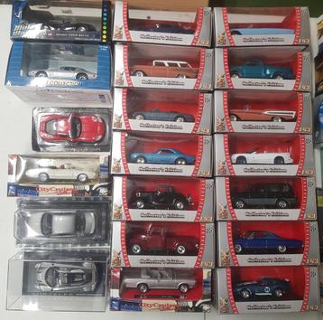 Set van 20 Amerikaanse 1/43 miniaturen beschikbaar voor biedingen