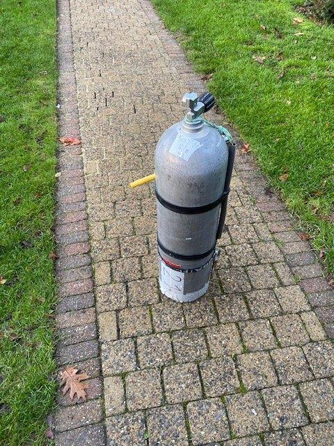 duikfles aluminium CUF 11, Watersport en Boten, Duiken, Zo goed als nieuw, Duikfles, Ophalen