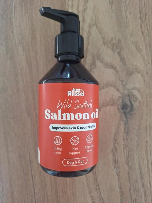 Just Russel Natuurlijke zalmolie, Dieren en Toebehoren, Dierenvoeding, Ophalen of Verzenden