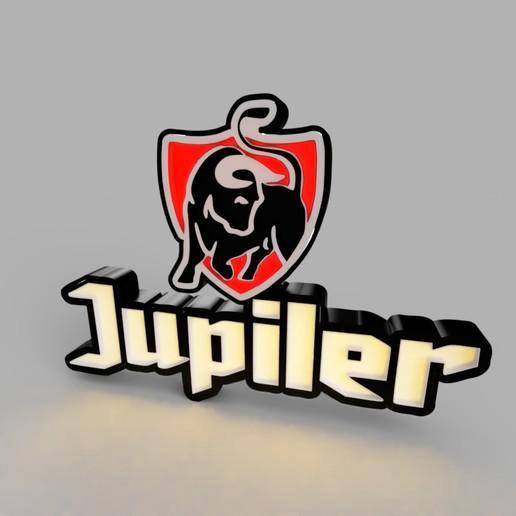 Belle plaque Jupiler avec éclairage LED lumineux., Collections, Marques de bière, Neuf, Panneau, Plaque ou Plaquette publicitaire