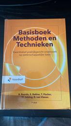 B. Baarda - Basisboek Methoden en Technieken, Comme neuf, Enlèvement ou Envoi, B. Baarda; E. Bakker; M. Julsing; T. Fischer; R. van Vianen