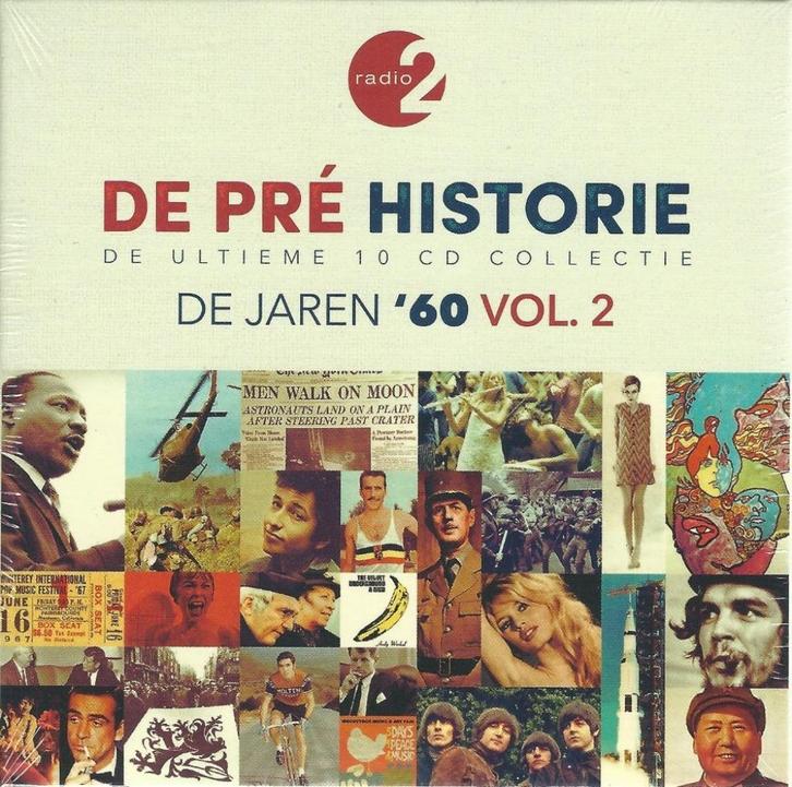 10CD-BOX * DE PRE HISTORIE - ULTIEME COLLECTIE - 60s -Vol. 2, Cd's en Dvd's, Cd's | Pop, Nieuw in verpakking, Voor 1960, Ophalen of Verzenden