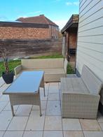 À vendre salon de jardin complet avec table et coussin, Jardin & Terrasse, Ensembles de jardin, Enlèvement, Comme neuf
