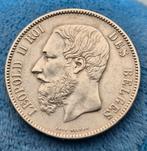 5 Francs. 1869  AG. Leopold ll, Argent, Enlèvement ou Envoi, Monnaie en vrac, Argent