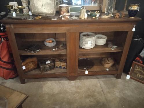 Oude houten winkeltoog / toog / buffetkast, Huis en Inrichting, Kasten | Buffetkasten, Ophalen