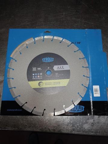 Nieuwe Tyrulit diamantschijf diameter 350mm beschikbaar voor biedingen