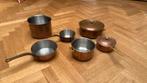 Lot de vielles casseroles en cuivre, Maison & Meubles, Cuisine | Casseroles & Poêles, Enlèvement, Utilisé, Autres matériaux, Ensemble de casseroles