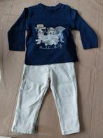Set broek + bloes Mayoral - jongen - beige/blauw - maat 80, Kinderen en Baby's, Nieuw, Ophalen of Verzenden, Jongetje, Setje