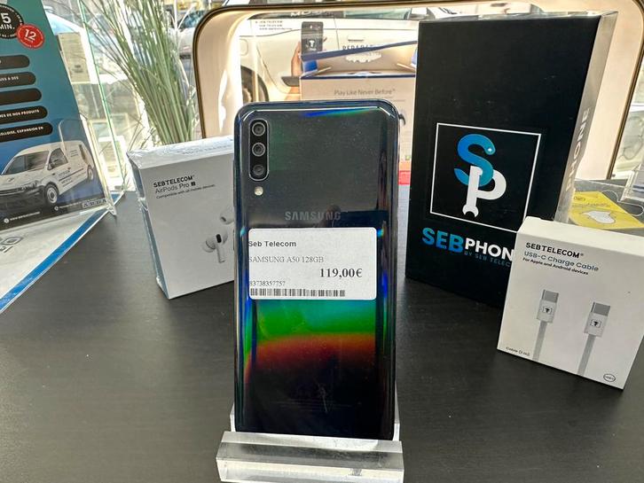 Samsung Galaxy A50 128 GB, Telecommunicatie, Mobiele telefoons | Toebehoren en Onderdelen, Zo goed als nieuw, Samsung, Ophalen of Verzenden