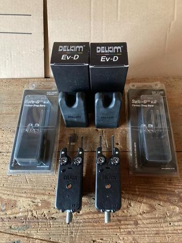 2x witte Delkim EV-D, Enlèvement ou Envoi, Utilisé, Canne à lancer
