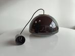Retro vintage hanglamp Murano glas zwart, Ophalen, Gebruikt, Glas, Minder dan 50 cm