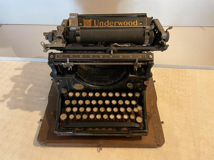 originele Underwood Standard Typewriter No. 5, Diversen, Typemachines, Gebruikt, Ophalen