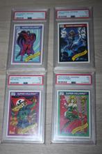 4x Marvel Universe , graded cards , PSA , nr's 48,62,63,81, Ophalen of Verzenden, Nieuw, Overige typen