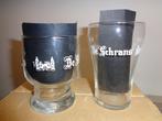 2 verschillende glaasjes van De Schrans Betecom, Verzamelen, Biermerken, Ophalen, Zo goed als nieuw, Glas of Glazen, Overige merken