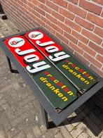 Emaille reclamborden Joy, Ophalen of Verzenden, Gebruikt, Reclamebord