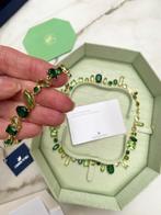 Swarovski set , ketting en armband groen, Handtassen en Accessoires, Overige materialen, Nieuw, Ophalen of Verzenden, Met edelsteen
