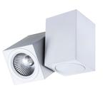 DESTOCK - Spot simple blanc carré 1xGU10, Enlèvement ou Envoi, Neuf, Métal